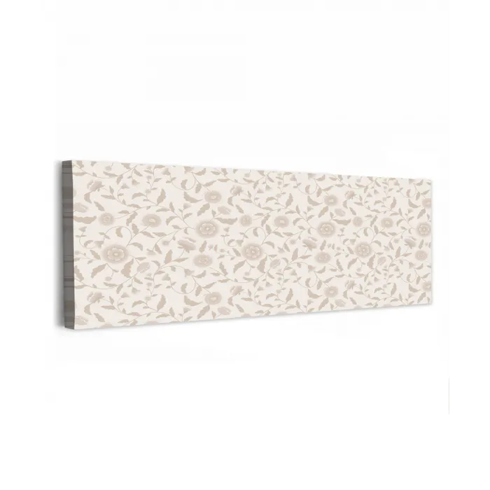 Sierlijk - Bloemen - Beige canvas 2cm klein 828 -z3d