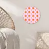 Zon - Patroon - Roze Wandcirkel kunststof plaat 5mm dik klein 188 -sfeer5
