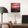 Windmolen - Zonsondergang - Landschap plexiglas 5mm klein -sfeer6