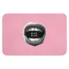 Mond - BLAH BLAH - Roze Badmat klein -3d