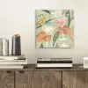 Glazen - Proosten - Bladeren - Groen plexiglas 5mm klein -sfeer1