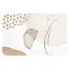 Watercolor - Pastel - Beige - Abstract - Modern Badmat klein -3d