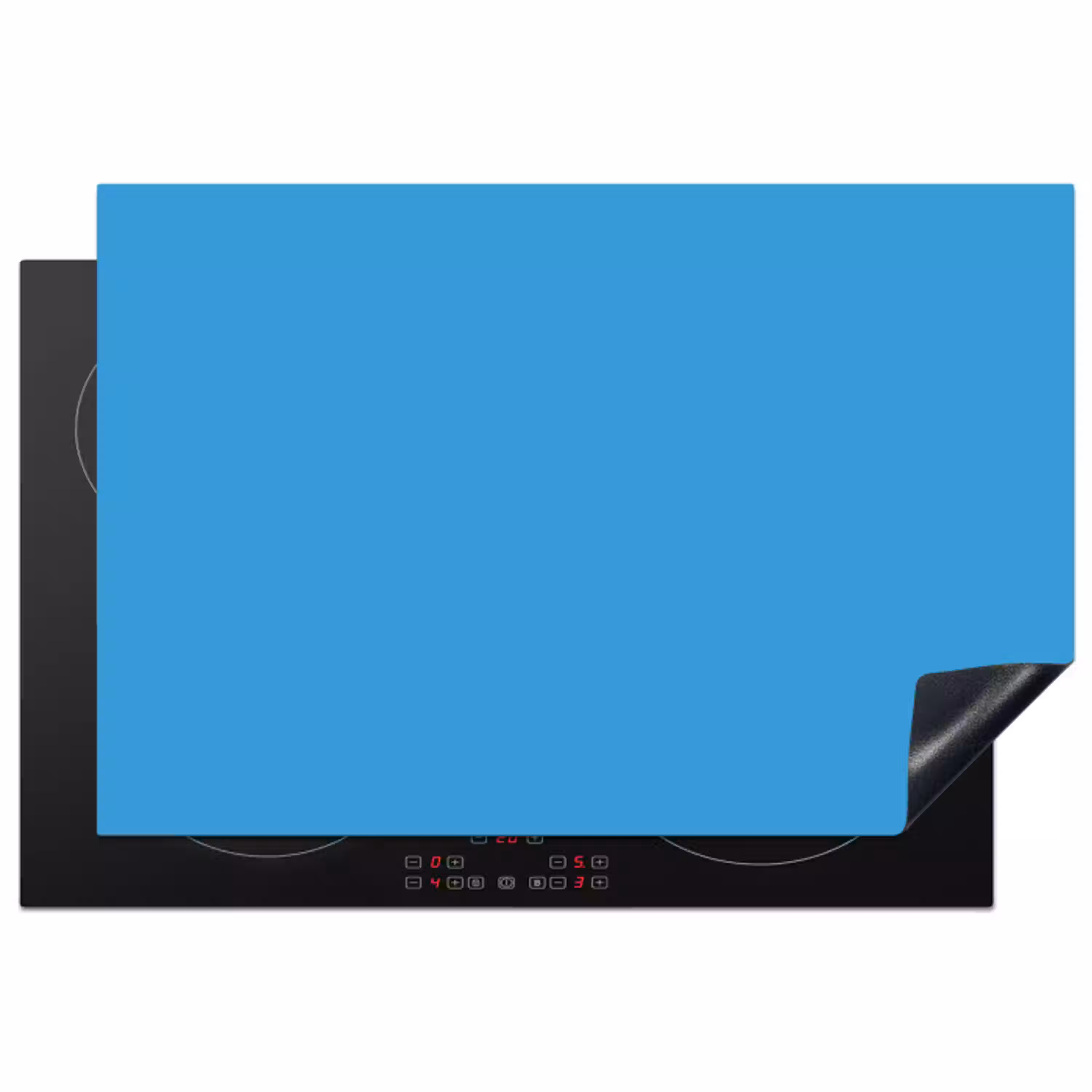 Cerulean - Breeze - Blauw Inductie beschermer vinyl 3mm klein 276 -3d