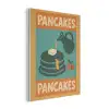 Pannenkoeken - Siroop - Illustratie - Oranje PET vilt klein -3d