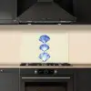 Schelpen - Blauw - Beige keuken achterwand spatscherm klein -sfeer1