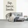 Tekst - Glas - Getekend - Citroen fotobehang vinyl groot -slaapkamer