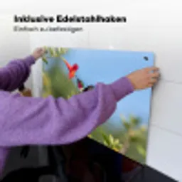 Kolibrie - Bloem - Natuur - Groen Inductie beschemer met haakjes klein -ky-ophangen-de