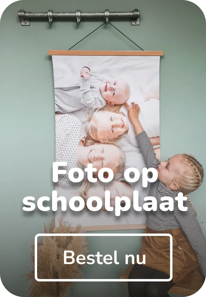 Foto op schoolplaat