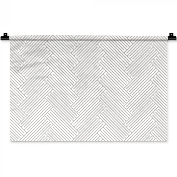 Grafisch - Patroon - Modern Wandkleed katoen klein 269 -zz3d