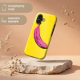 Banaan - Grafisch - Geel Toughcase MagSafe Apple iPhone 17 klein -USP_RandenV_DE
