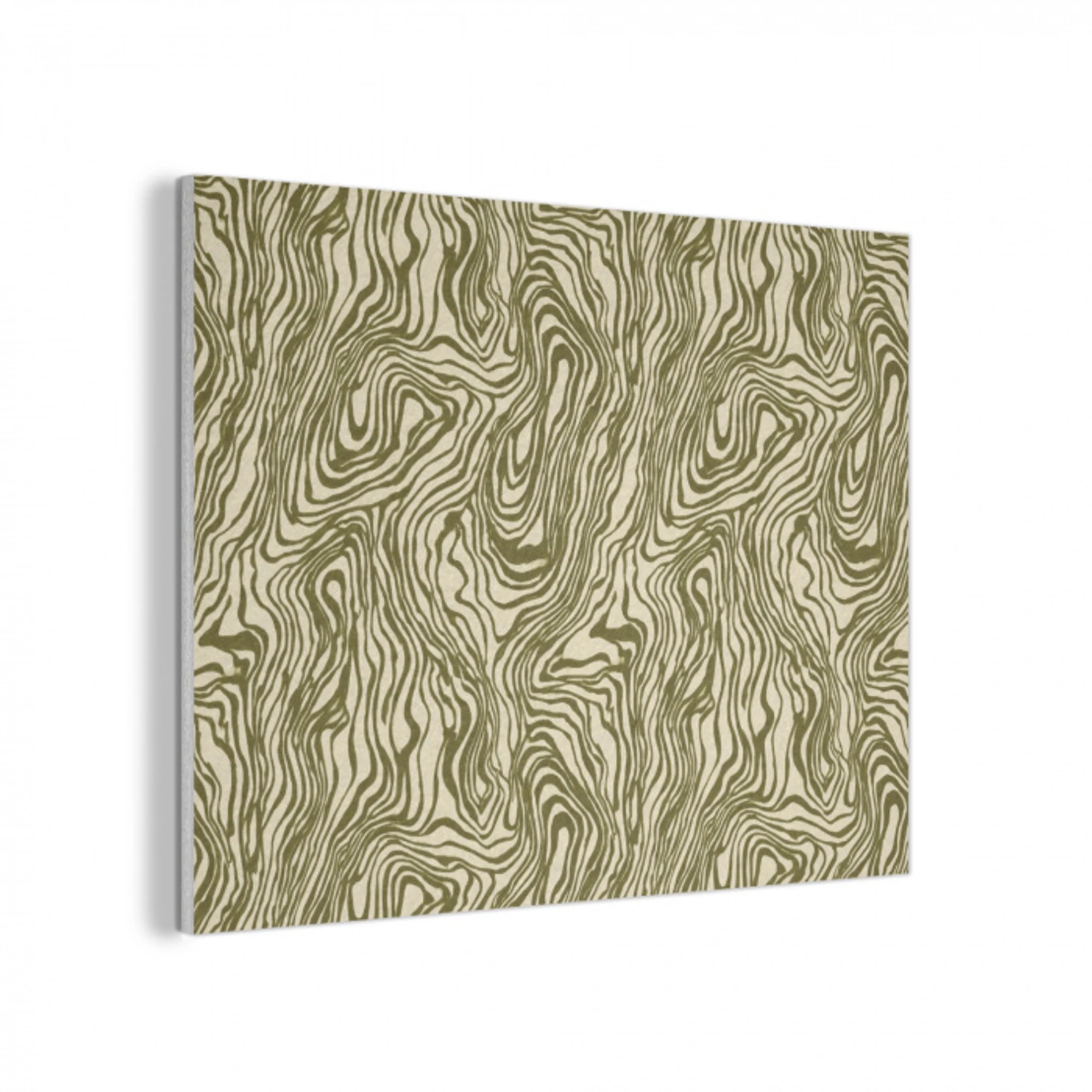 Abstract - Marmer - Groen PET vilt klein 837 -3d