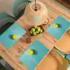 Ballon - Geel - Smiley Placemat vinyl groot -zzsfeer5_Kitchenyeah-website