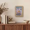 Bloem - Transparant - Pastelkleuren - Druppels Light Box met kabel (Tafellamp) klein -sfeer2