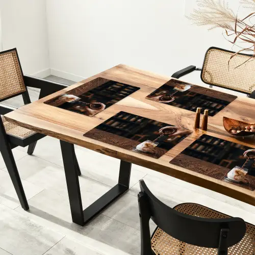 Espresso - Melk - Café Placemat vinyl groot -zzsfeer4_Kitchenyeah-website