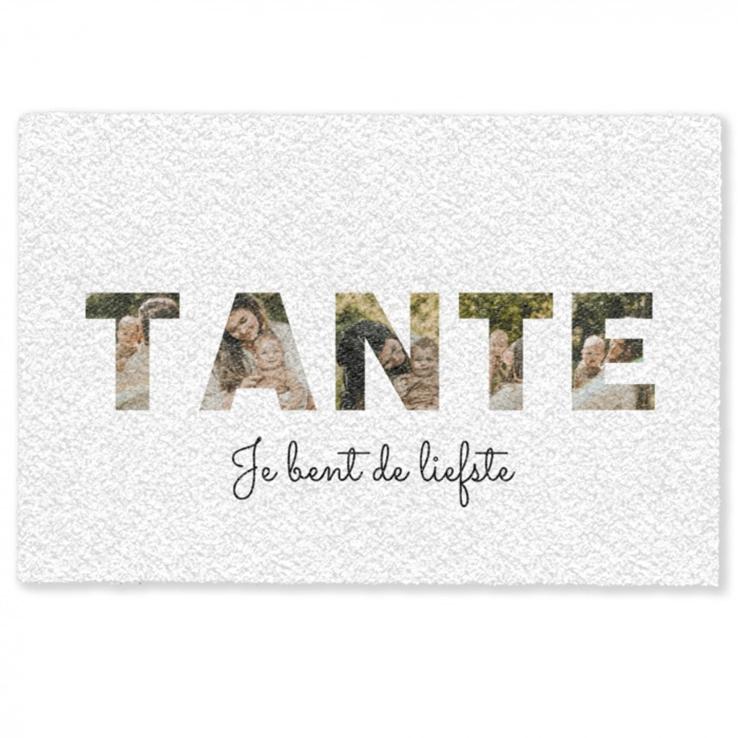 Tante - Lettercollage Deurmat klein -zkaufland3d