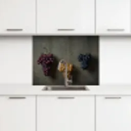 Druiven - Kleurrijk - Muur keuken achterwand 2 middel -3d
