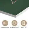 Tekstwolkje - Donkergroen - BLAH BLAH BLAH PET vilt klein -closeup_NL