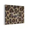 Luipaardprint - Bruin - Courage - Sierlijk PET vilt klein -3d