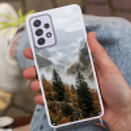 Bergen - Vallei - Mist - Herfst - Natuur Hoesje Samsung Galaxy A52 5G met koord klein -sfeer3