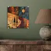 Silhouetten - Abstract - Zon - Maan plexiglas 5mm klein -sfeer3