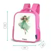 Zwevende groene elf Kinderrugzak - Roze middel -productfoto_formaten