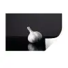 Knoflook - Zwart - Wit Muursticker klein -3d