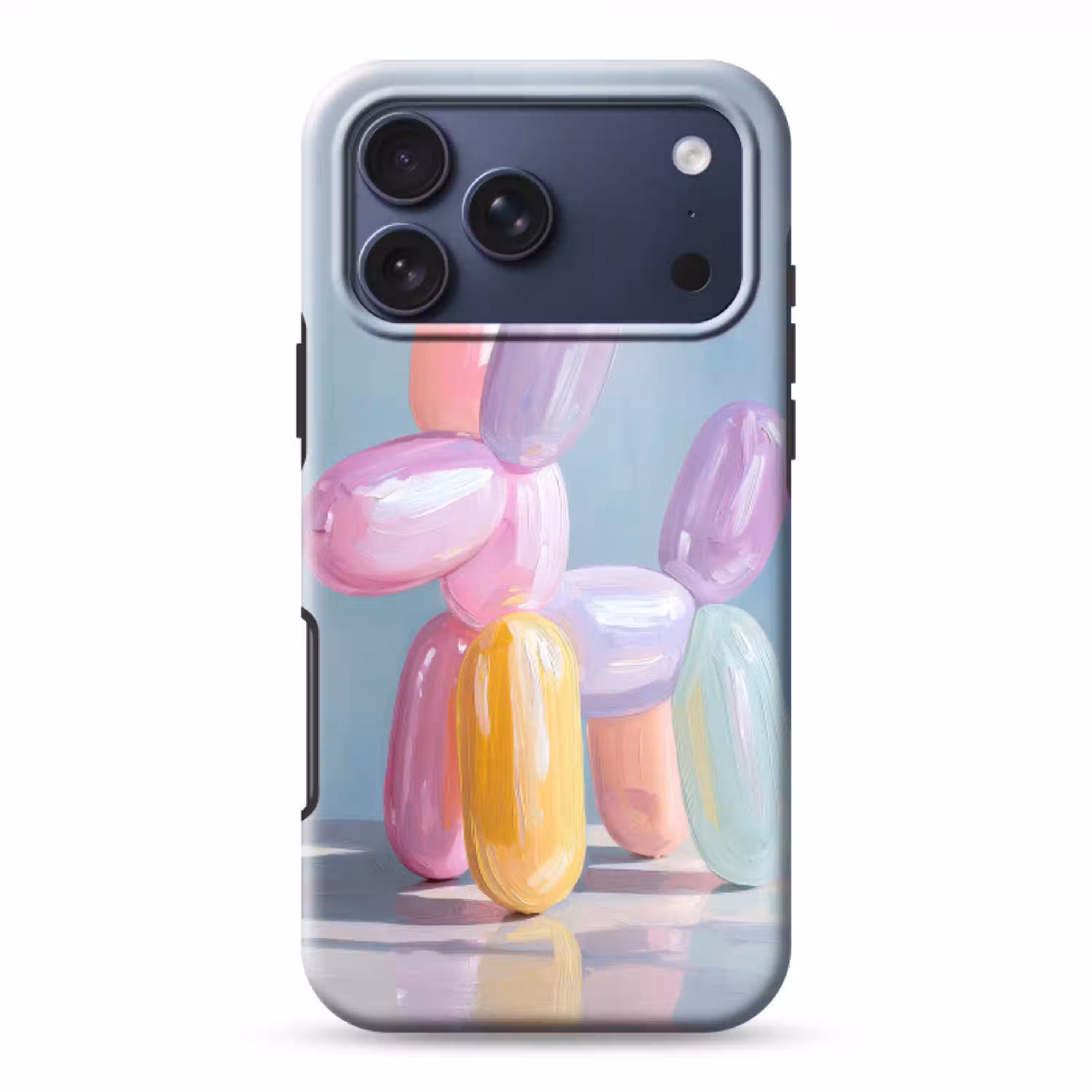 Dier - Ballon - Pasteltinten - Glanzend Toughcase MagSafe Apple iPhone 17 Pro Max klein -3d