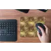 Palm - Waaier - Goud muismat rubber klein 262 -toetsenbord
