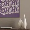 Oh hi - Paars - 3D PET vilt klein -sfeer6_closeup