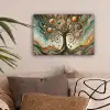 Levensboom - Boom - Abstract - Modern canvas 2cm klein -sfeer1