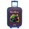 Neon Wheels Kinderkoffer - Blauw klein -zz3dotto