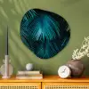 Inductie beschermer - Inductie afdekplaat - Tropical - Jungle - Bladeren - Groen Wandcirkel Organisch Aluminium middel -sfeer2