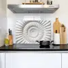Schelp - Spiraal - Wit Inductie beschemer met haakjes klein -sfeer2