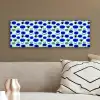 Patroon - Oog - Mint - Blauw canvas 2cm klein 828 -sfeer3
