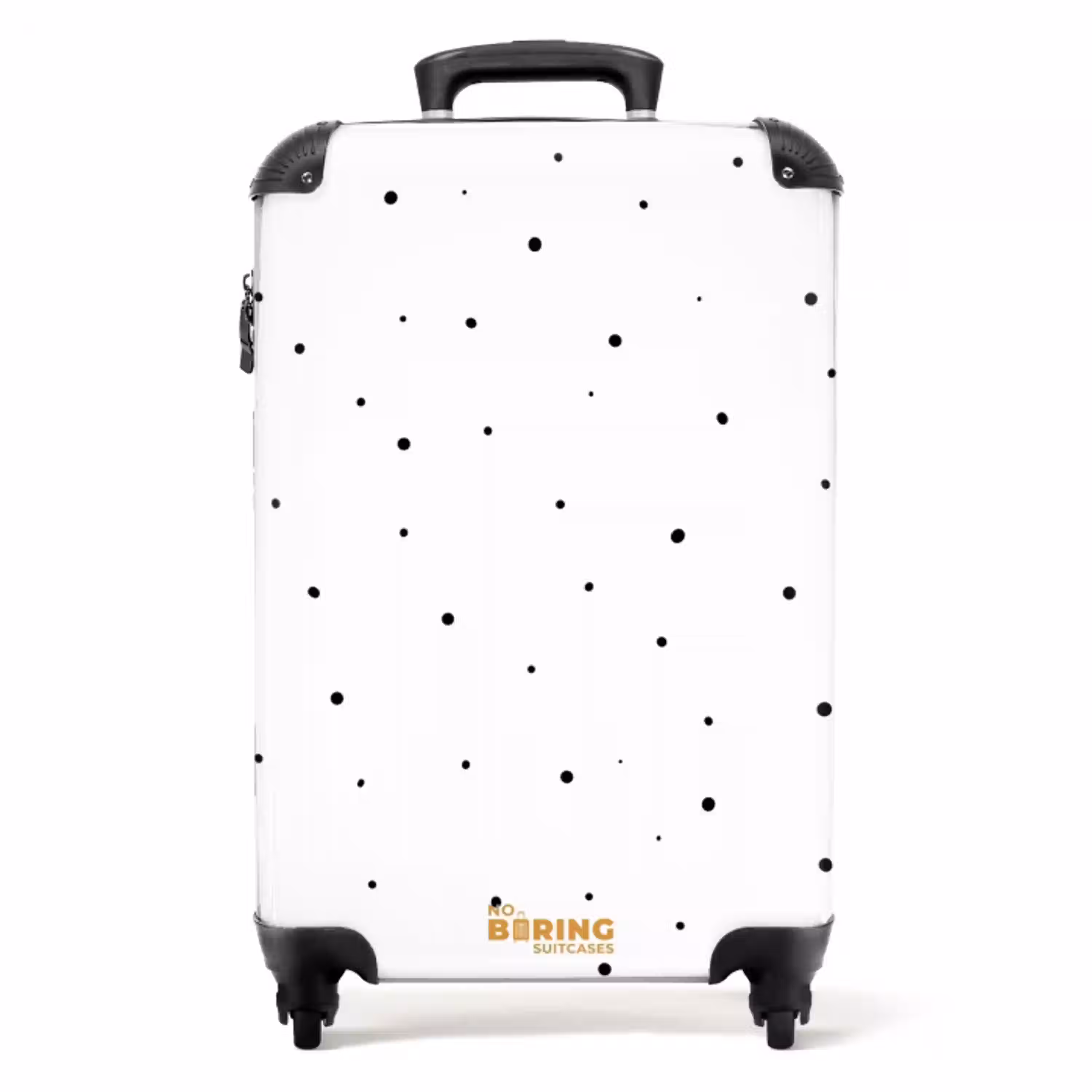 Minimalistisch stippenveld NBS - Handbagage koffer - Volwassenen Unisex middel -productfoto_recht