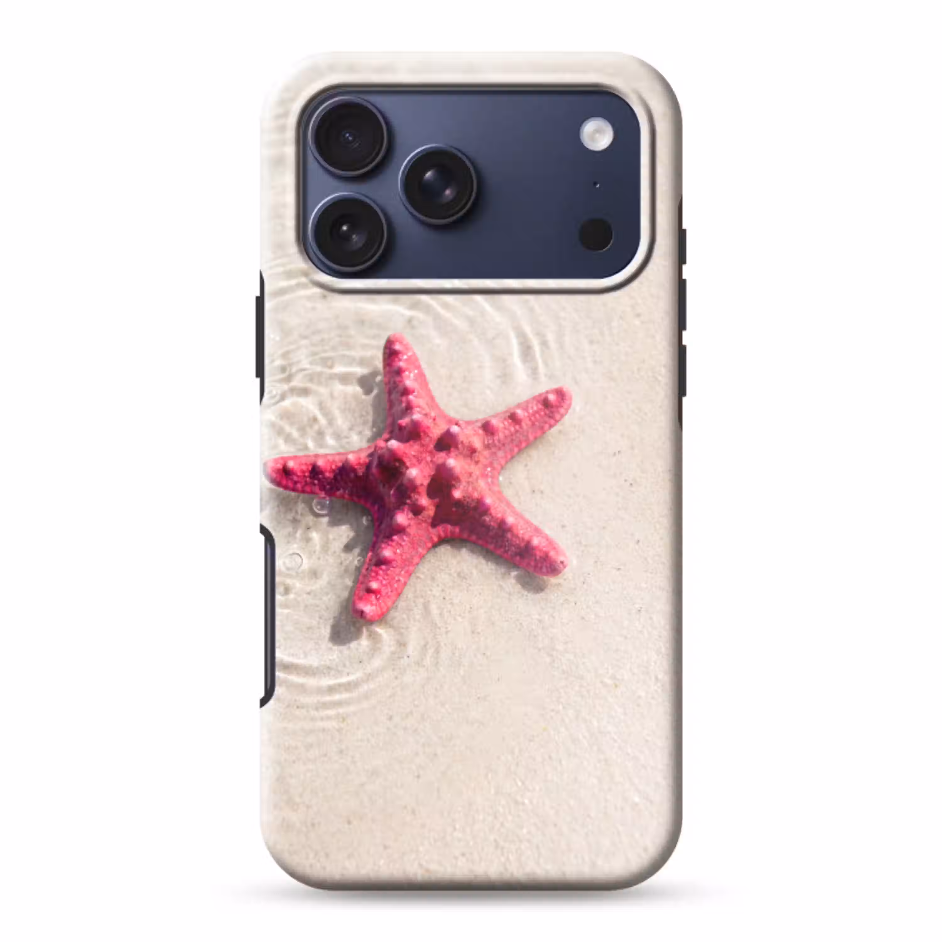 Zeeleven - Zeester - Strand - Roze - Water Toughcase MagSafe Apple iPhone 17 Pro Max klein -3d