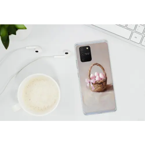 Mand - Eieren - Roze Telefoonhoesje Samsung Galaxy S10 Lite klein -oordopS10Lite