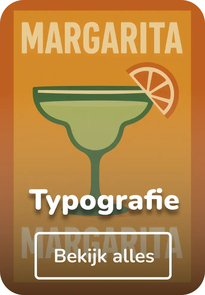 Vilt schilderijen typografie