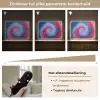 Spiraal - Roze - Draaiend Light Box met batterij (Wandlamp kind) middel -USP_dimbaarNL