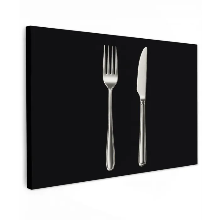 Bestek - Klassiek - Elegant canvas 2cm klein -z3d