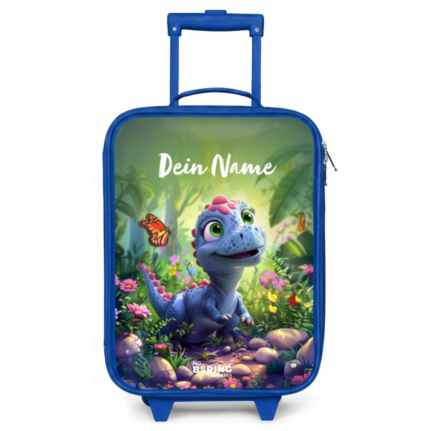 Donny Dino Kinderkoffer - Blauw klein -zz3dotto