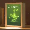 Voetbal - Groen - Omhaal Light Box met kabel (Kinderlampje) klein -zzz_3d_website