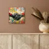 Graffiti - Rozen - Handen - Street art - Banksy aluminium wit klein -sfeer4