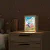 Prinses - Draak - Regenboog Light Box met kabel (Kinderlampje) klein -sfeer1_kind