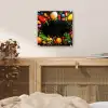 Groente - Graffiti - Kleurrijk - Koken - Abstract plexiglas 5mm klein -sfeer4