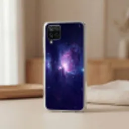 Ruimte - Sterren - Kleurrijk Telefoonhoesje Samsung Galaxy A12 klein -sfeer2