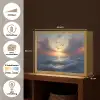 Meeuwen - Zonsondergang - Zee - Wolken Light Box met batterij (Wandlamp) middel -USP_websiteoverzichtNL