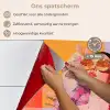 Portret - Vrouw - Abstract - Bloemen keuken achterwand spatscherm klein -spatscherm_NL