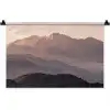Panorama - Landschap - Bergen Wandkleed katoen klein -zz3d