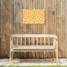 Halloween - Spookjes - Oker Tuinposter op houten frame 2 cm dik klein 845 -sfeer4